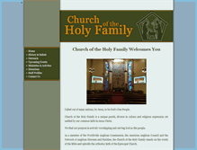 Tablet Screenshot of holyfamilychurch.info